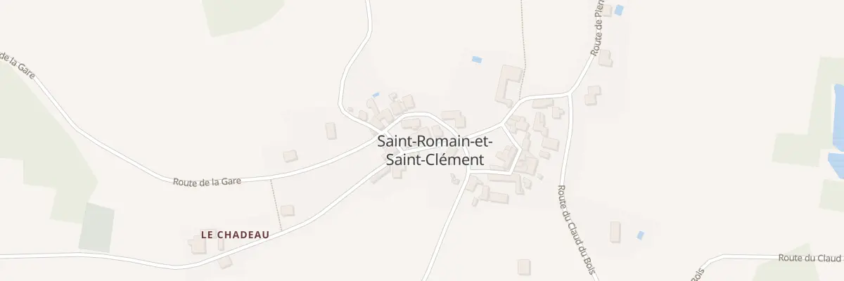 Plan du 4 Le Bourg à Saint-Romain-et-Saint-Clément
