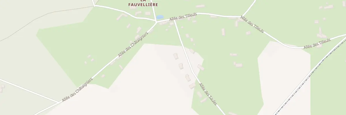 Plan du 4 All des Saules à Pullay