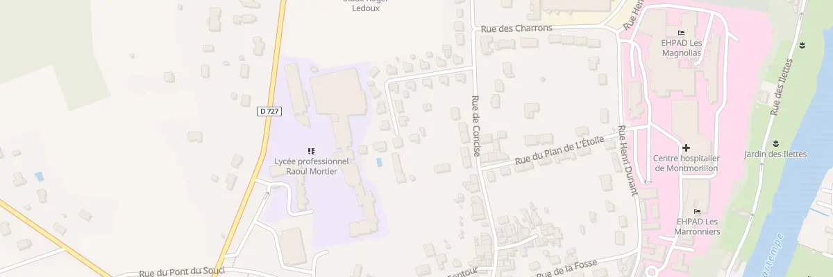 Plan du 15 Rue Guynemer à Montmorillon