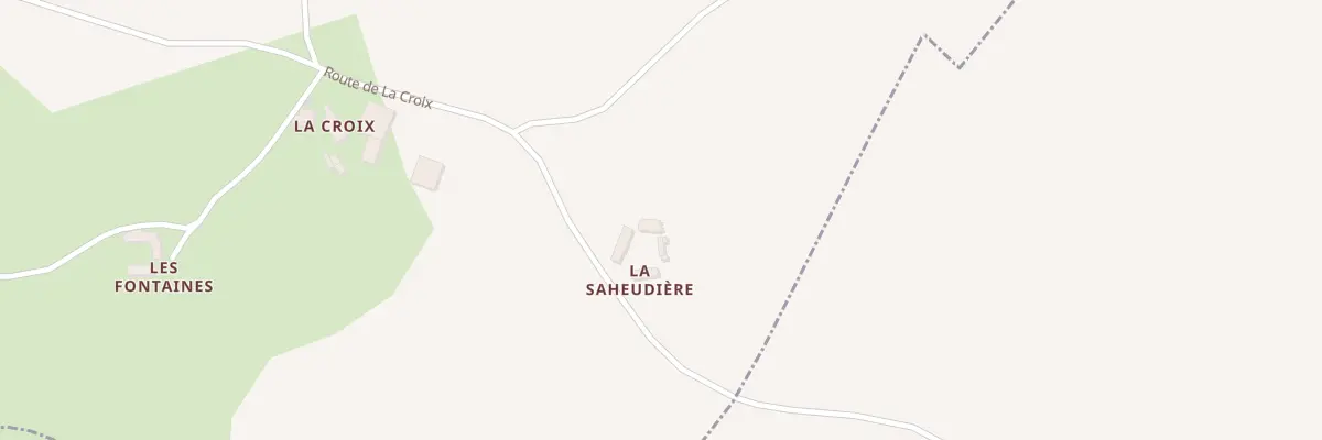 Plan du 1 La Sahudiere à Baillou