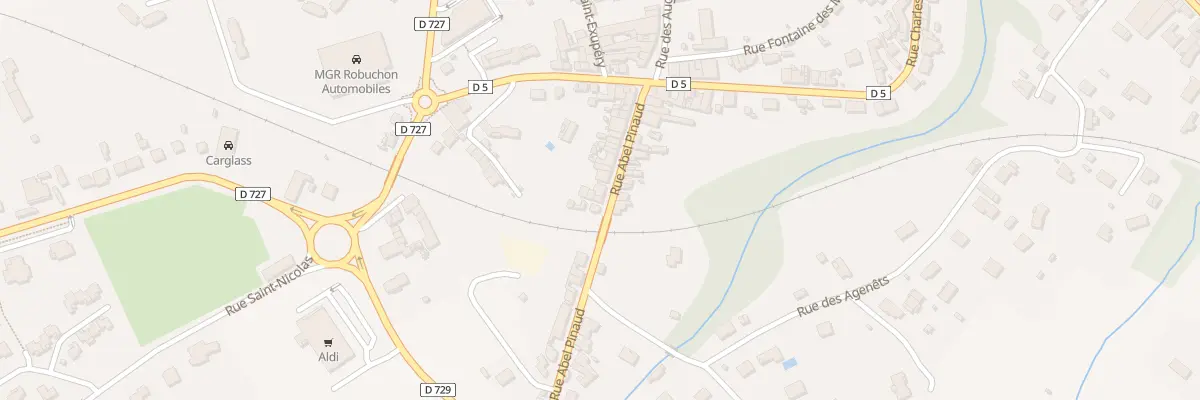 Plan du 34 Rue Abel Pinaud à Montmorillon