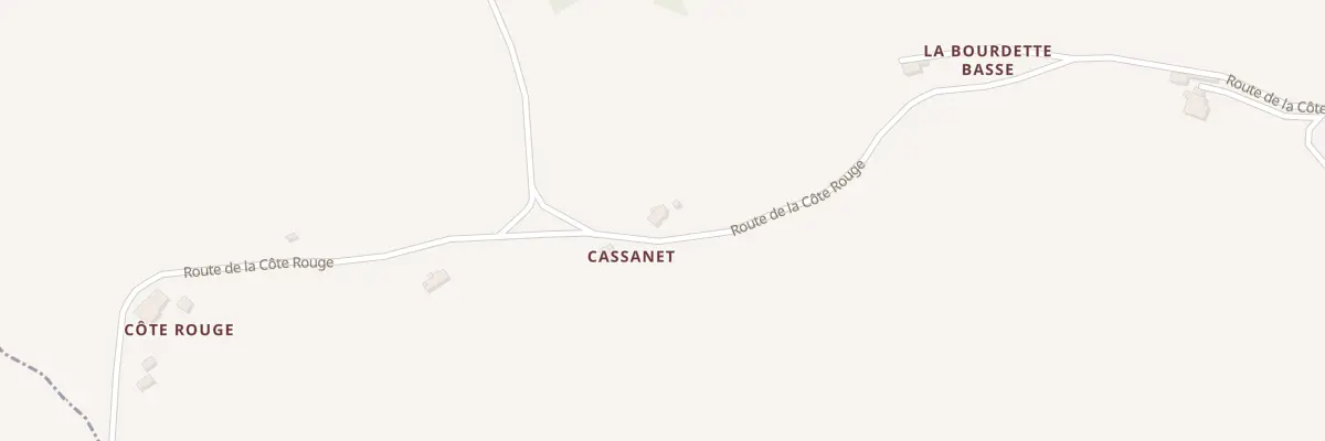 Plan du 5000 Cassanet à Beauville
