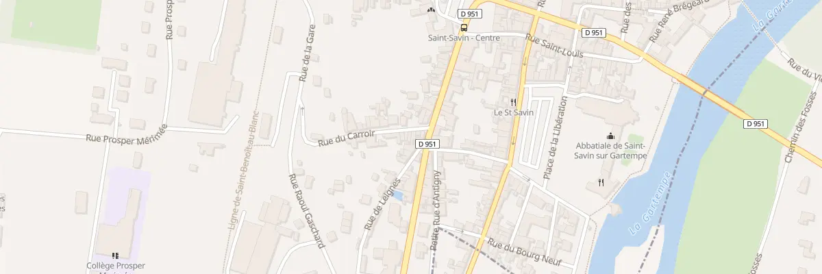 Plan du 5046 Rue du Carroir à Saint-Savin