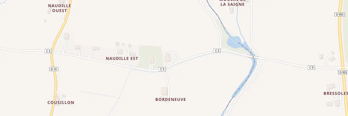 Plan du 5085 Naudille Est à Saint-Cirice