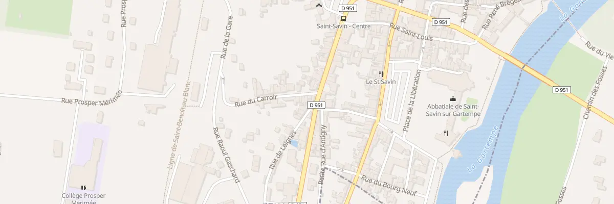 Plan du 1B Rue du Carroir à Saint-Savin