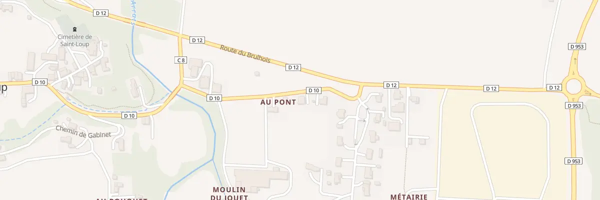 Plan du 214 All des Platanes à Saint-Loup
