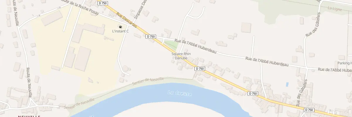 Plan du 63 Rue Descartes à Yzeures-sur-Creuse