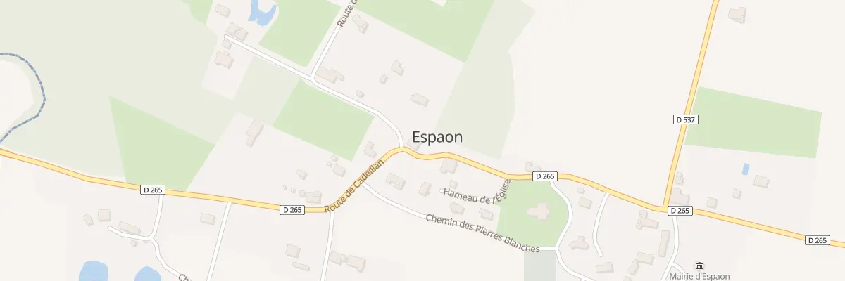 Plan du 5058 Le Village Ouest à Espaon
