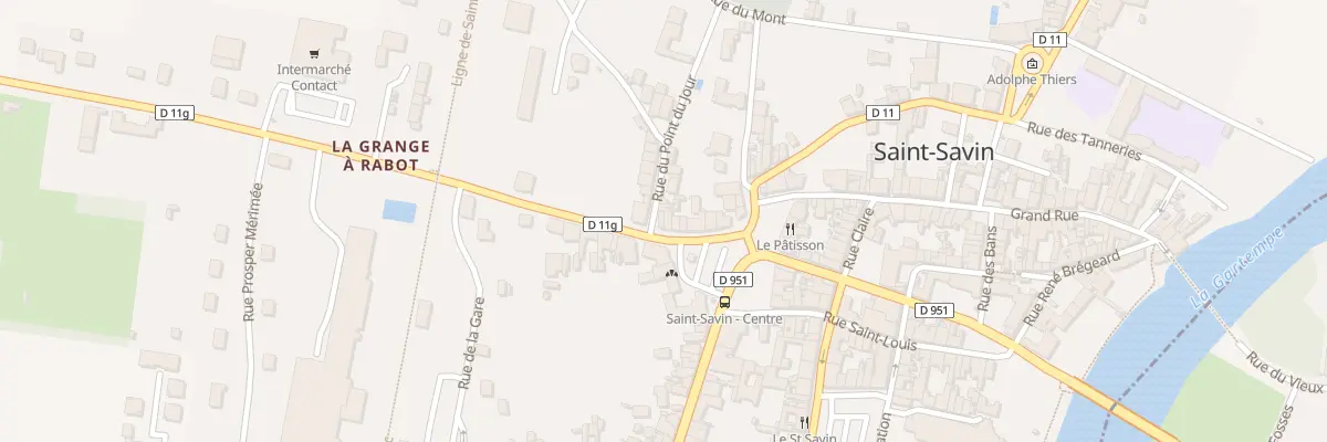 Plan du 5327 Pl de la République à Saint-Savin
