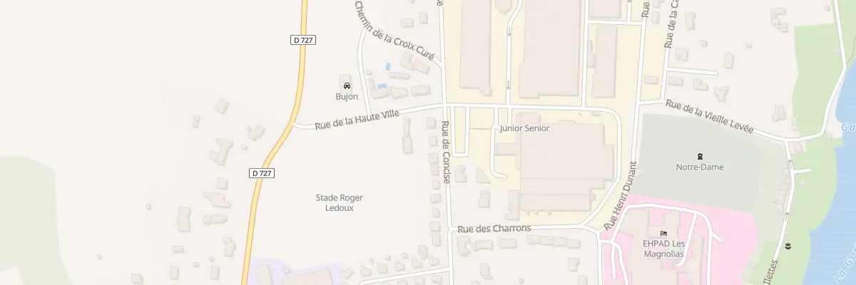 Plan du 75 Rue de Concise à Montmorillon