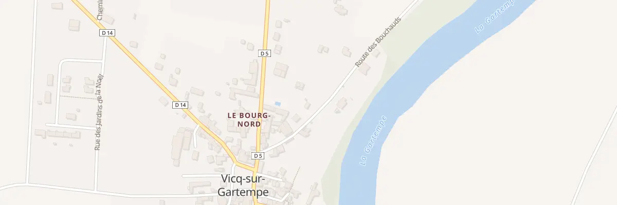 Plan du 9 Rte des Bouchauds à Vicq-sur-Gartempe