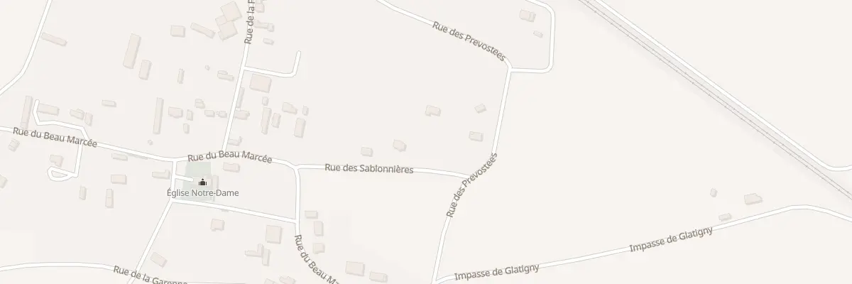 Plan du 8 Rue des Sablonnières à Collandres-Quincarnon