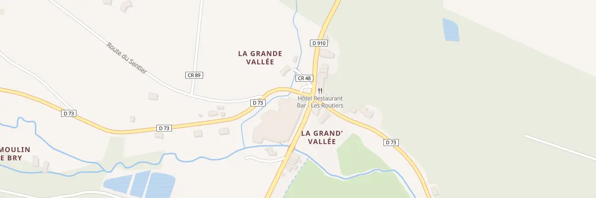 Plan du 158 La Grande Vallee à Villedômer