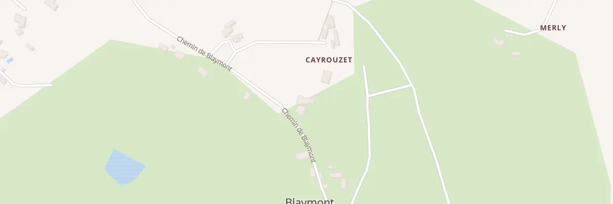 Plan du 85 Cayrouzet à Blaymont