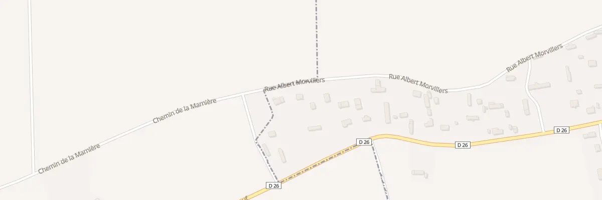 Plan du 4 Rue Albert Morvillers à La Haye-du-Theil