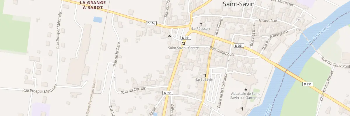 Plan du 10 Rue de la République à Saint-Savin