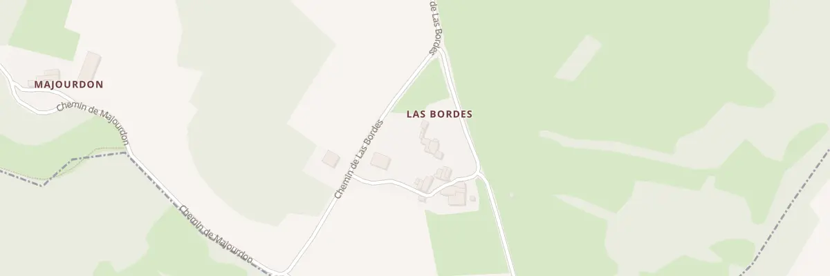 Plan du 29 Las Bordes à Cazeneuve-Montaut