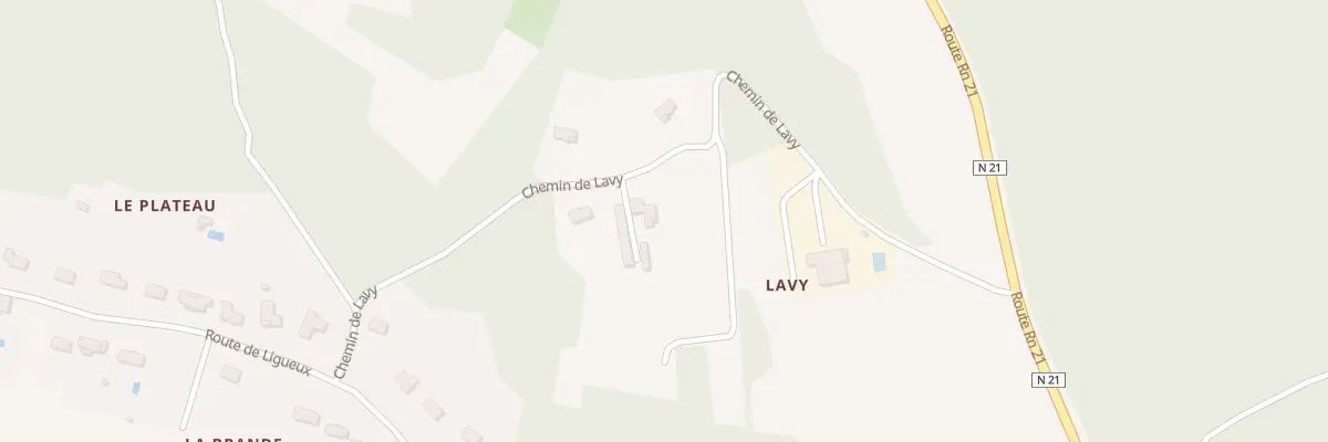 Plan du 8 Che de Lavy à Sarliac-sur-l’Isle