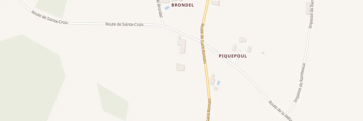 Plan du 39B La Croix de Brondel Ouest à Montferrand-du-Périgord
