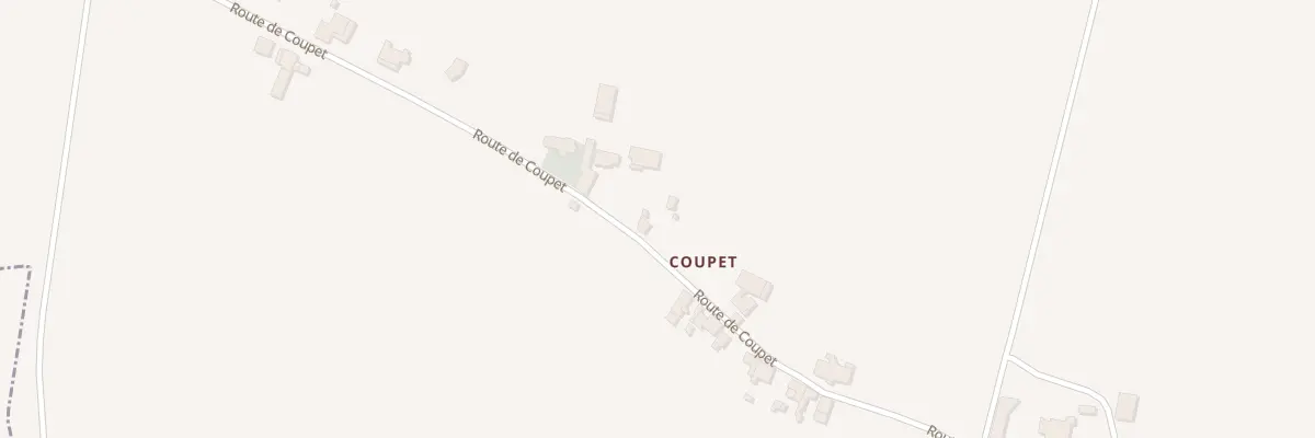 Plan du 5039 Coupet à Clermont-Soubiran