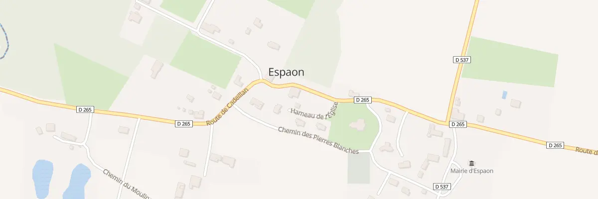 Plan du 74 Ham de l’Eglise à Espaon