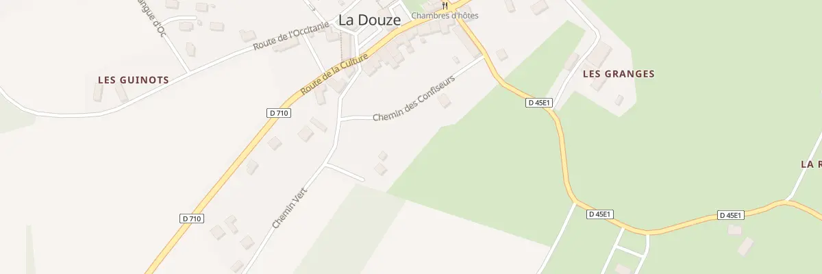 Plan du 45 Imp des Majoraux à La Douze