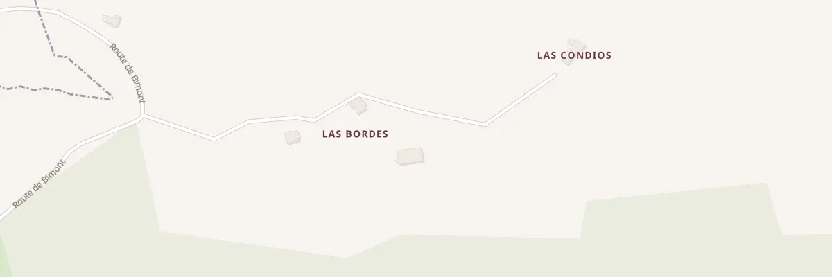 Plan du 213 Las Bordes à Beauville