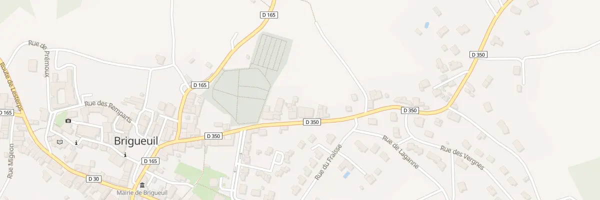 Plan du 5600 Rue de Magnac à Brigueuil