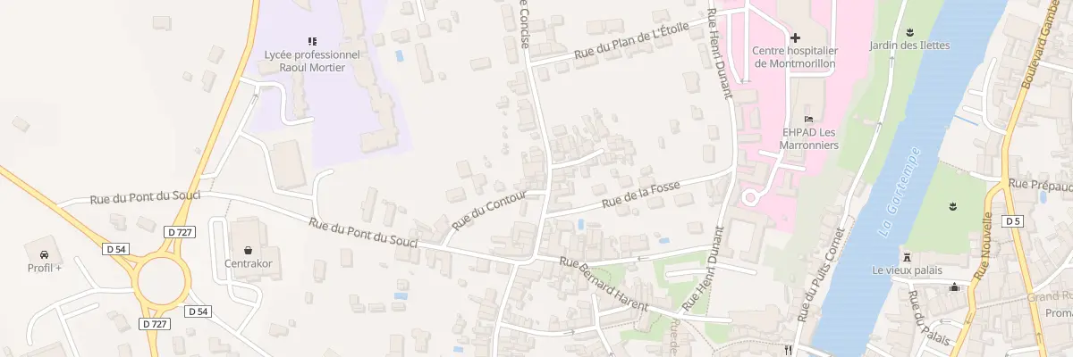Plan du 19 Rue de Concise à Montmorillon