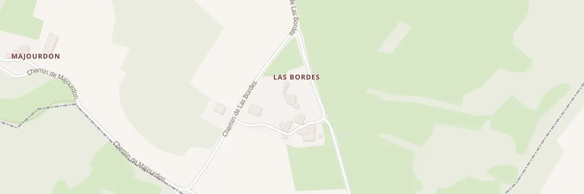 Plan du 910 Che de Las Bordes à Cazeneuve-Montaut