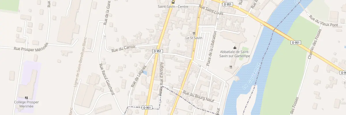 Plan du 3 Rue du Montoir à Saint-Savin