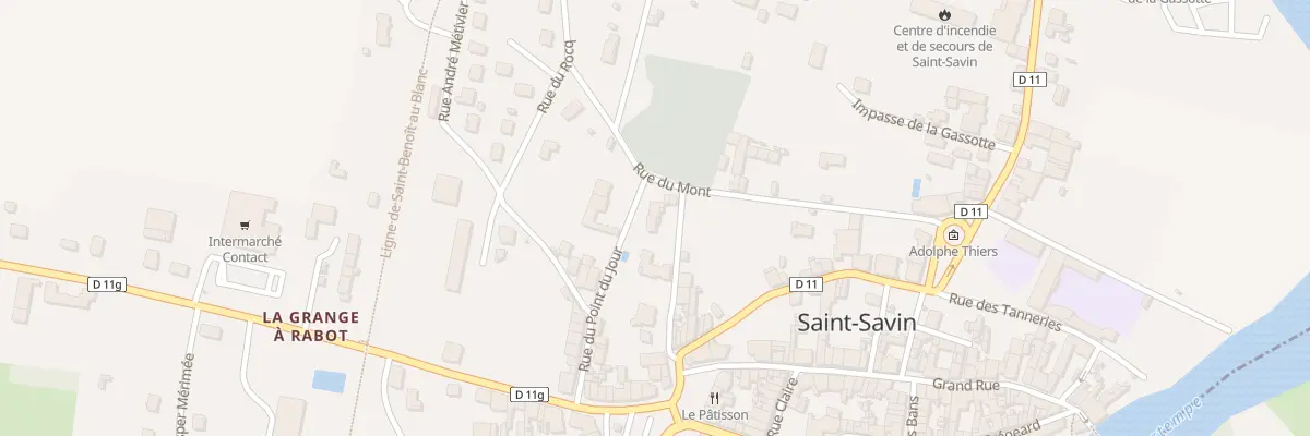 Plan du 11 Rue de Hartley Wintney à Saint-Savin