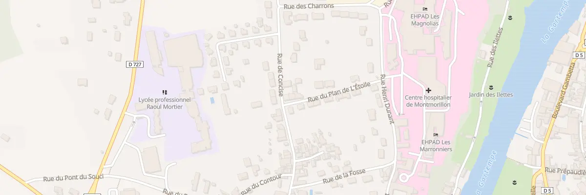 Plan du 9146 Rue de Concise à Montmorillon