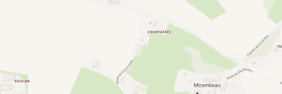Plan du 28 Courtasses à Mirambeau