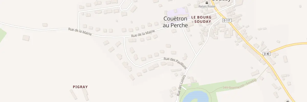 Plan du 9 Rue des Pavillons à Couëtron-au-Perche