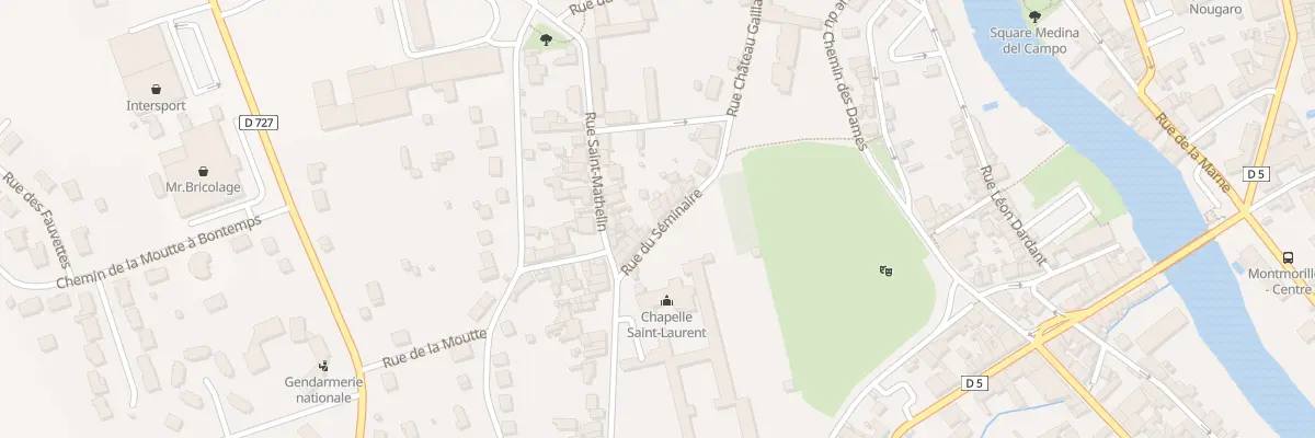 Plan du 16 Rue du Séminaire à Montmorillon