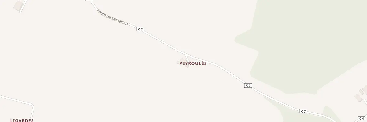 Plan du 5023 Peyroules à Lachapelle