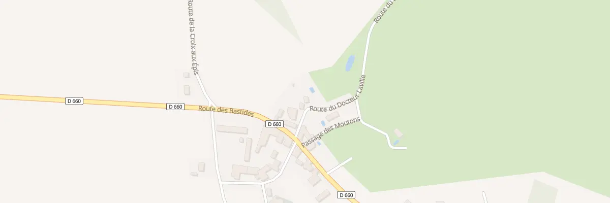 Plan du 17 Le Bourg Nord à Lavalade