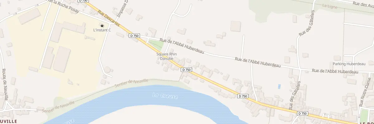 Plan du 70 Rue Descartes à Yzeures-sur-Creuse