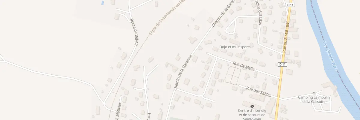 Plan du 15 Che de la Garenne à Saint-Savin
