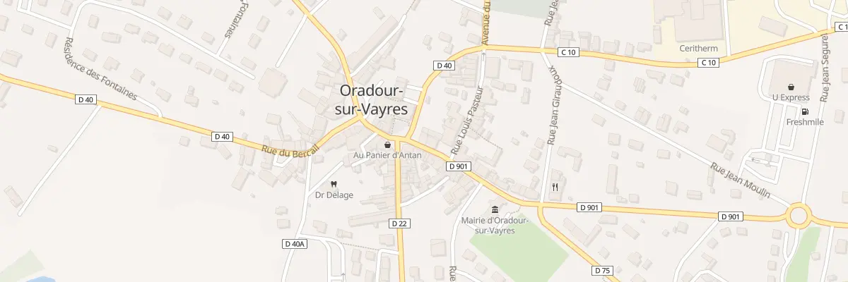 Plan du 6 Pl du 11 Novembre 1918 à Oradour-sur-Vayres