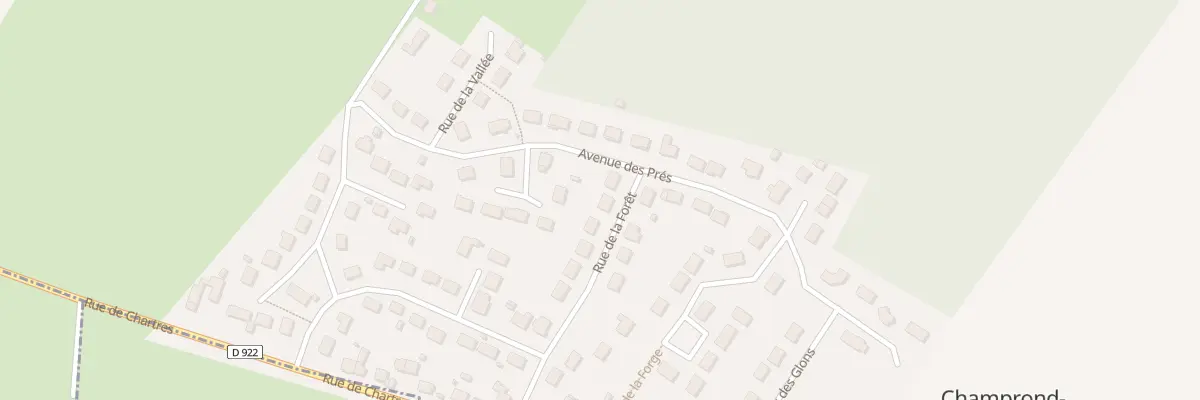 Plan du 11 Rue de la Forêt à Champrond-en-Perchet