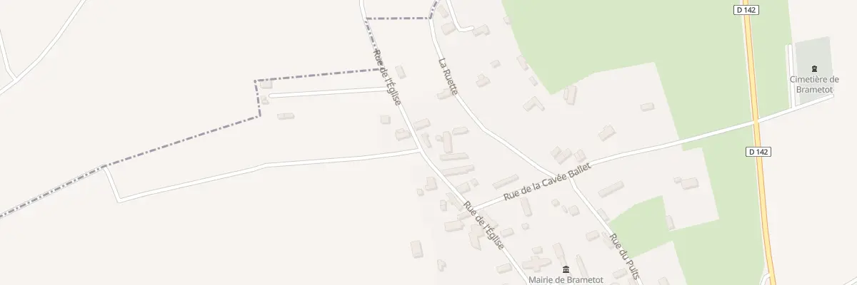 Plan du 24 Rue de l’Eglise à Brametot