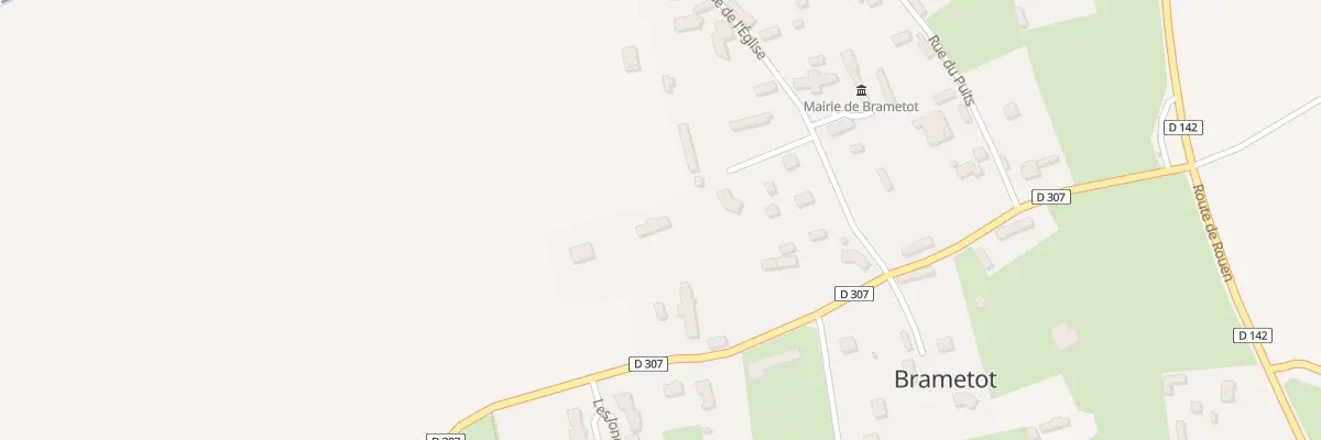 Plan du 18 Rte de Canville à Brametot