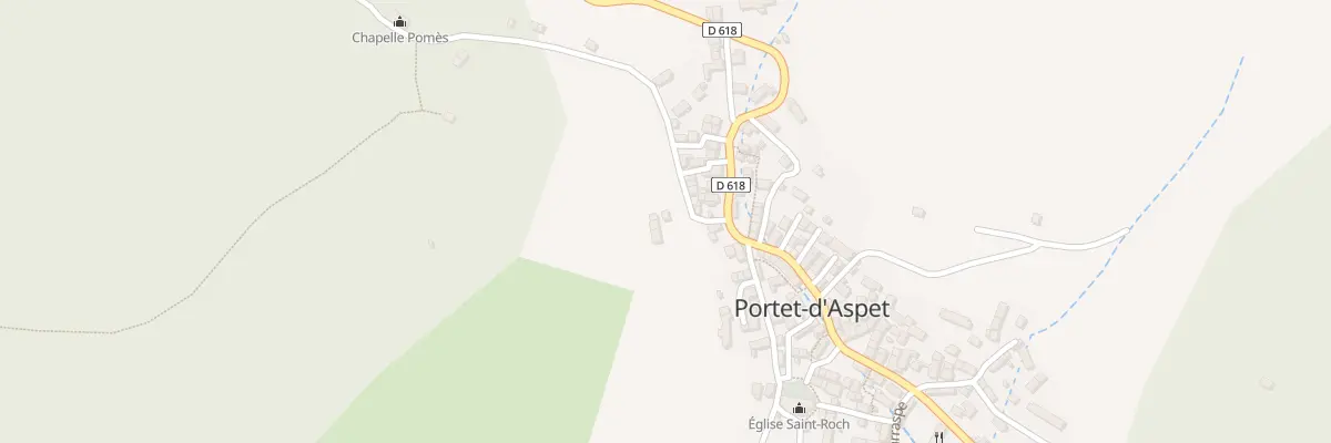 Plan du 130 Touquoires à Portet-d’Aspet