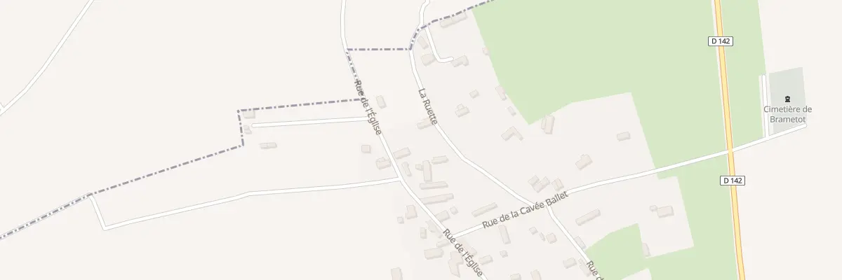 Plan du 3 Rue de la Ruette à Brametot