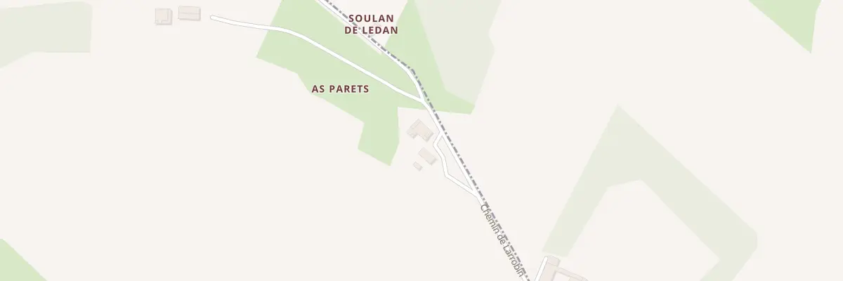Plan du 933 Chem de Larrobin à Sauveterre