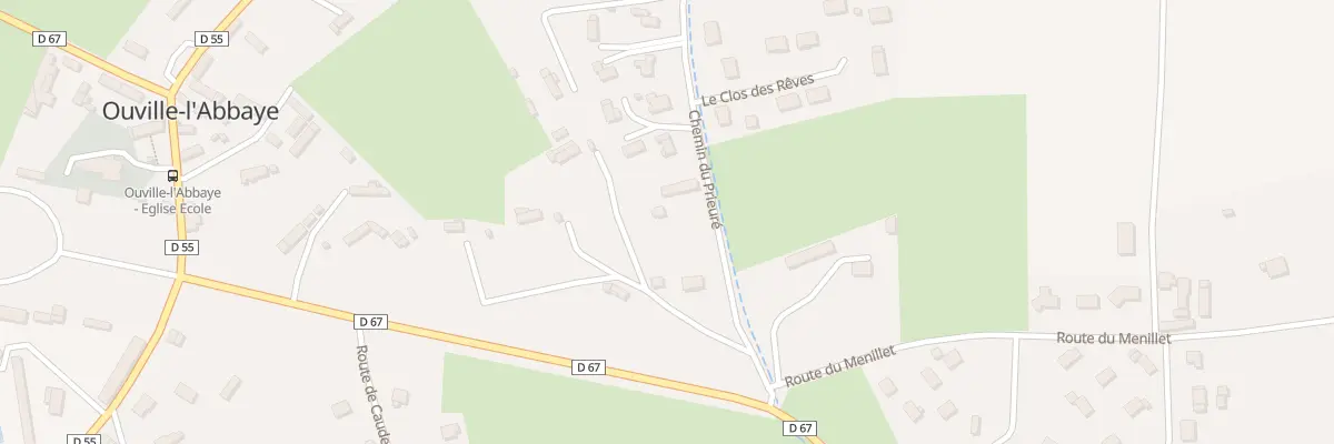 Plan du 147 Che du Prieure à Ouville-l’Abbaye