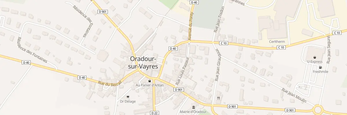 Plan du 7T Rue Louis Pasteur à Oradour-sur-Vayres