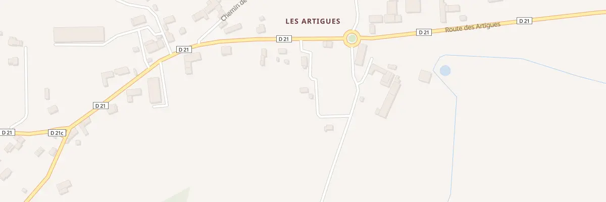 Plan du 2 Chem de la Goute à Montespan